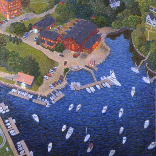 painting of rockport harbor